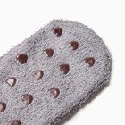 Носки женские укороченные с нескользящей подошвой, цвет серый, размер 36-39 - Фото 3