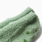 Носки женские укороченные с нескользящей подошвой, цвет бледно-зелёный, размер 36-39 - Фото 2