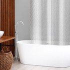 Штора для ванной SAVANNA «Геометрия», 180×180 см, PEVA, цвет белый - фото 11560331