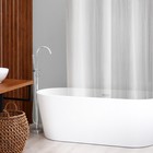 Штора для ванной SAVANNA «Квадраты», 180×180 см, PEVA, цвет белый - фото 8365833