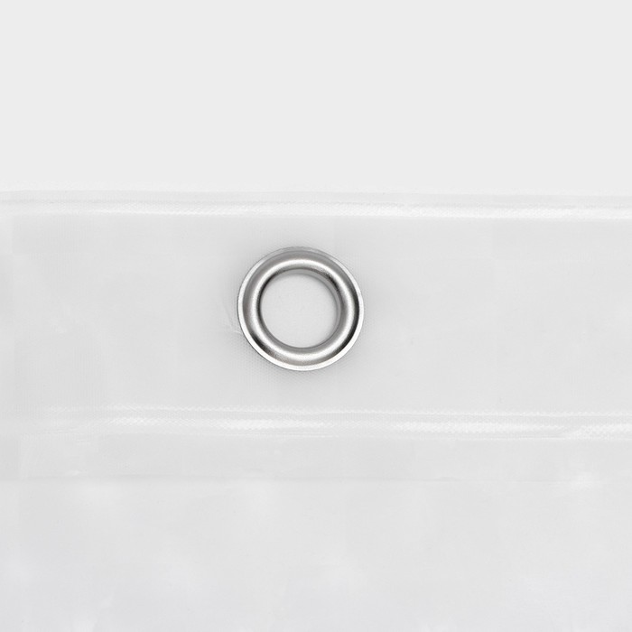 Штора для ванной SAVANNA «Квадраты», 180×180 см, PEVA, цвет белый - фото 1907918534