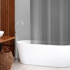 Штора для ванной SAVANNA «Квадраты», 180×180 см, PEVA, цвет серый - фото 11560333