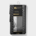 Штора для ванной SAVANNA «Квадраты», 180×180 см, PEVA, серая - Фото 6