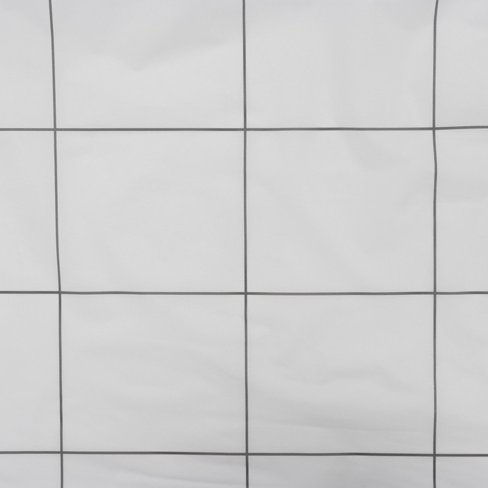 Штора для ванной SAVANNA «Квадро», 180×180 см, EVA, цвет белый - фото 1909382898