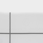 Штора для ванной SAVANNA «Квадро», 180×180 см, EVA, белая - Фото 3