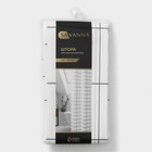 Штора для ванной SAVANNA «Квадро», 180×180 см, EVA, белая - Фото 5