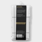 Штора для ванной SAVANNA «Квадро», 180×180 см, EVA, белая - Фото 6