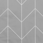 Штора для ванной SAVANNA Perfecto, 180×180 см, EVA, серая - Фото 2