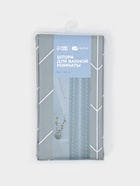 Штора для ванной SAVANNA Perfecto, 180×180 см, EVA, серая - Фото 11