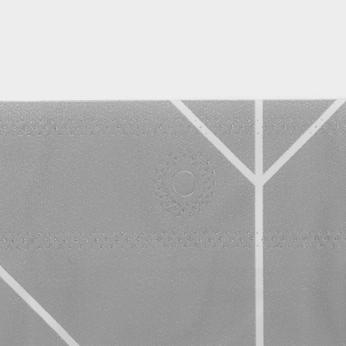 Штора для ванной SAVANNA Perfecto, 180×180 см, EVA, цвет серый - фото 1909382906