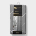 Штора для ванной SAVANNA Perfecto, 180×180 см, EVA, серая - Фото 5