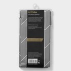 Штора для ванной SAVANNA Perfecto, 180×180 см, EVA, серая - Фото 6