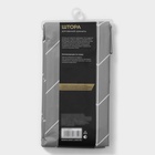 Штора для ванной SAVANNA Perfecto, 180×180 см, EVA, серая - Фото 6