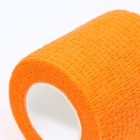 Бинт самофиксирующийся разрывной «Groomroom», 5 см х 4,5 м, оранжевый - Фото 4