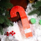Новогодний подарочный набор косметики SB BEAUTY, бомбочки для ванны «Леденец», зелёный, 3×70 г - Фото 5