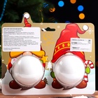 Новогодний подарочный набор косметики SB BEAUTY, бомбочки для ванны «Гномы», белый, 2×180 г - Фото 3