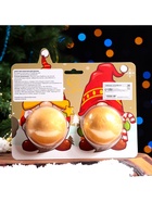 Новогодний подарочный набор косметики SB BEAUTY, бомбочки для ванны «Гномы», золотой, 2×180 г 9903754