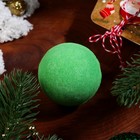 Новогодняя бомбочка для ванны «Дед Мороз», зелёный, 120 гр. - Фото 3