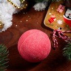 Новогодняя бомбочка для ванны «Пингвин», красный, 120 г - Фото 3