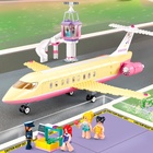 Конструктор Розовая мечта «Самолёт мечты», 384 детали - фото 7865377