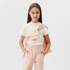 Костюм для девочки MINAKU, цвет розовый, рост 128 см 9914286