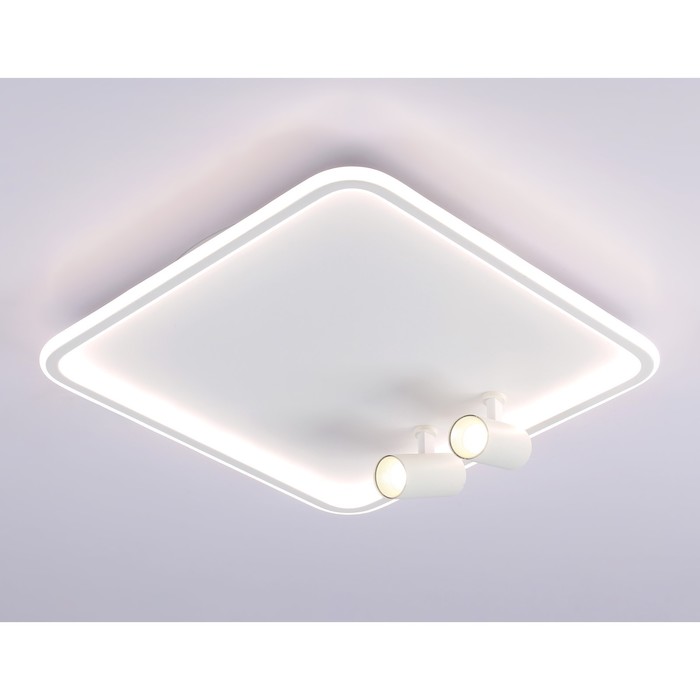 Светильник светодиодный потолочный с пультом управления Ambrella light, LineTech, FL5114, LED, 97 Вт, 7275Lum, 3000-6400К, цвет белый - фото 1926894471