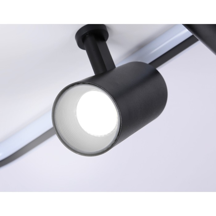 Светильник светодиодный потолочный с пультом управления Ambrella light, LineTech, FL5115, LED, 97 Вт, 7275Lum, 3000-6400К, цвет белый, чёрный - фото 1906472427