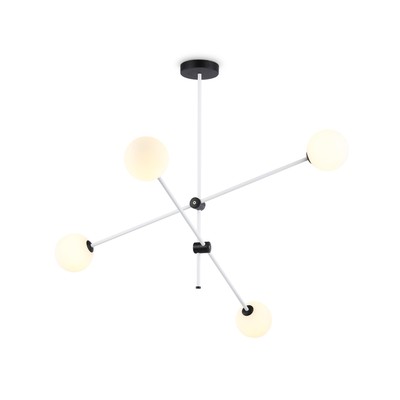 Светильник подвесной Ambrella light, Modern, TR2505, 4хG9, цвет белый, чёрный