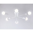 Светильник потолочный в стиле лофт Ambrella light, Loft, TR80401, 6хE27, цвет белый - Фото 4