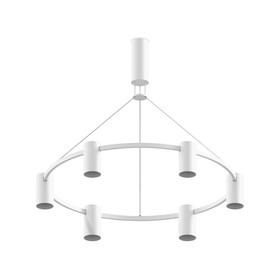 Корпус светильника подвесной поворотный для насадок D60 Ambrella light, DIY Spot, C9021, 6хGU5.3, цвет белый песок