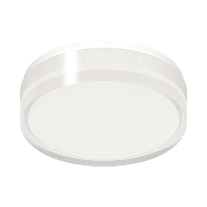 Насадка передняя для корпуса светильника с диаметром отверстия D85mm Ambrella light, DIY Spot, N8399, GX53, цвет белый матовый, прозрачный - Фото 1