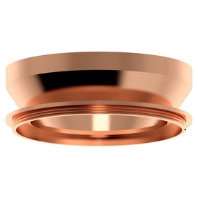 Насадка задняя накладная для корпуса светильника с диаметром отверстия D85mm Ambrella light, DIY Spot, N8912, цвет золото розовое полированное