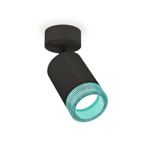 Комплект накладного поворотного светильника Ambrella light, Techno, XM6313004, GU5.3, цвет чёрный песок