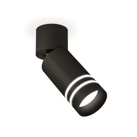 Комплект накладного поворотного светильника Ambrella light, Techno, XM6313086, GU5.3, цвет чёрный песок, чёрный