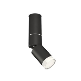 Комплект накладного поворотного светильника с акрилом Ambrella light, Techno, XM6313105, GU5.3, цвет чёрный песок