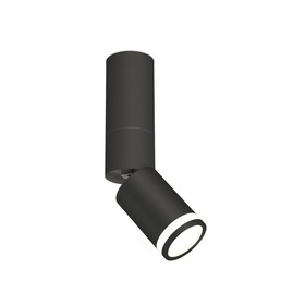 Комплект накладного поворотного светильника с акрилом Ambrella light, Techno, XM6313120, GU5.3, цвет чёрный песок