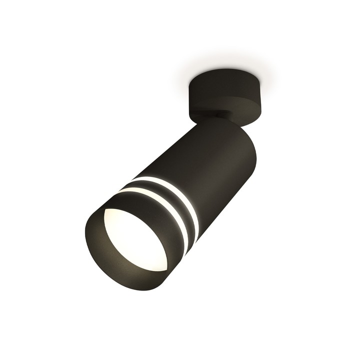 Комплект поворотного светильника с акрилом Ambrella light, Techno, XM6323015, GU5.3, цвет чёрный песок