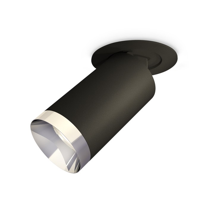 Комплект встраиваемого поворотного светильника Ambrella light, Techno, XM6323202, GU5.3, цвет чёрный песок