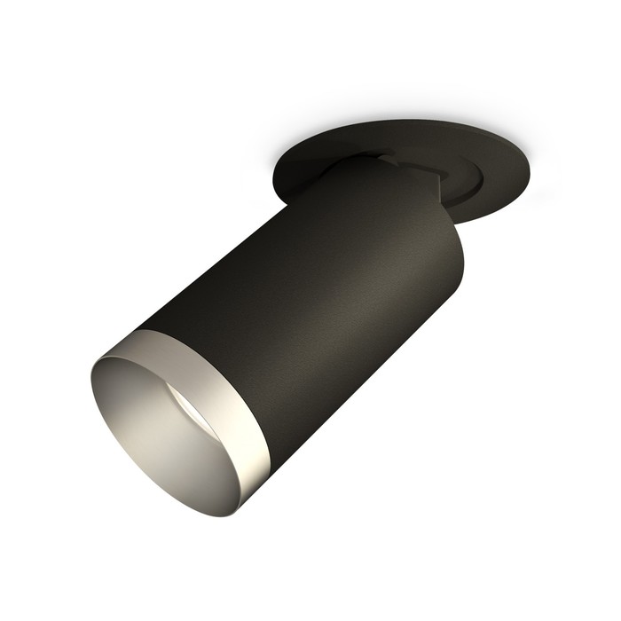 Комплект встраиваемого поворотного светильника Ambrella light, Techno, XM6323203, GU5.3, цвет чёрный песок