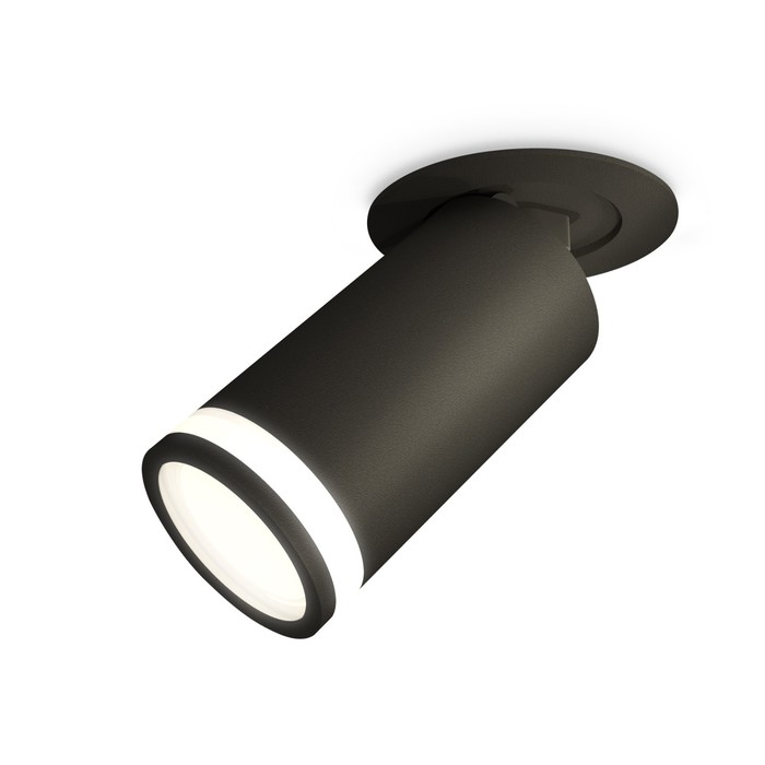Комплект встраиваемого поворотного светильника с акрилом Ambrella light, Techno, XM6323221, GU5.3, цвет чёрный песок
