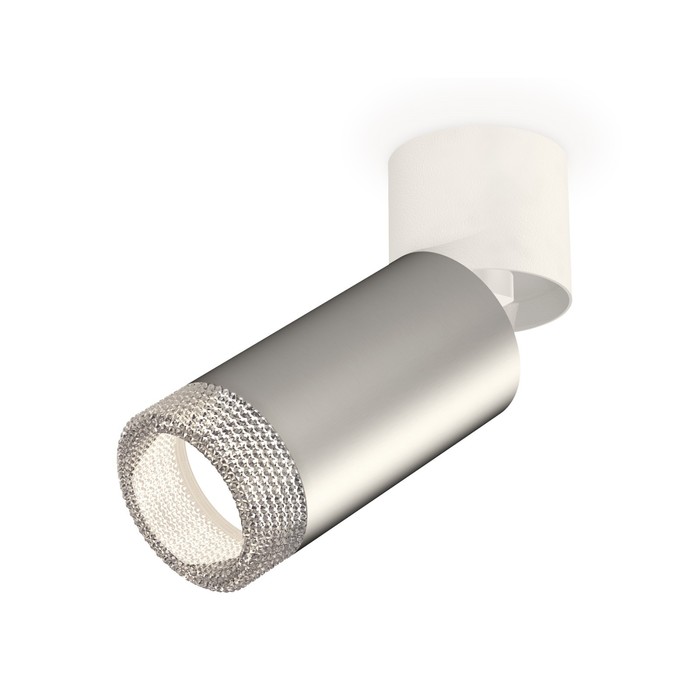 Комплект накладного поворотного светильника Ambrella light, Techno, XM6324031, GU5.3, цвет серебро песок, белый