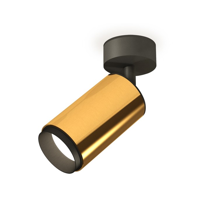 Комплект накладного поворотного светильника Ambrella light, Techno, XM6327021, GU5.3, цвет золото желтое полированное