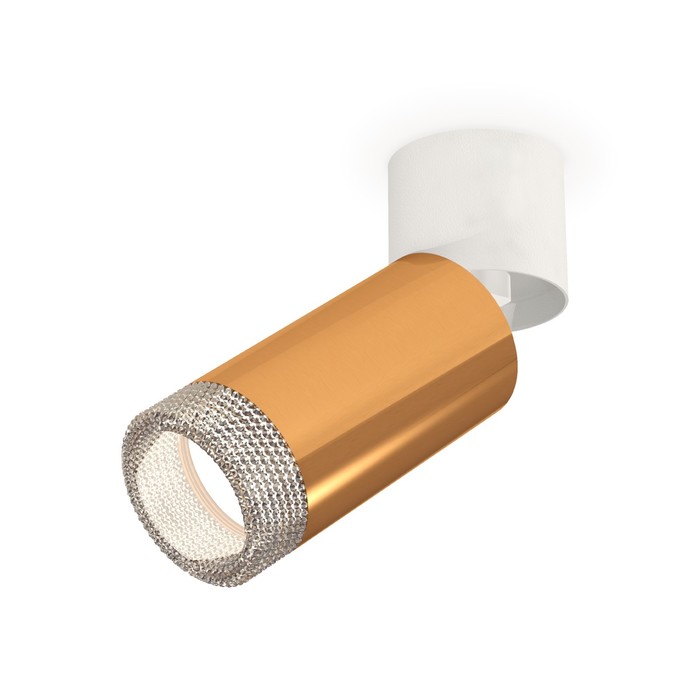 Комплект накладного поворотного светильника Ambrella light, Techno, XM6327031, GU5.3, цвет золото желтое полированное, белый