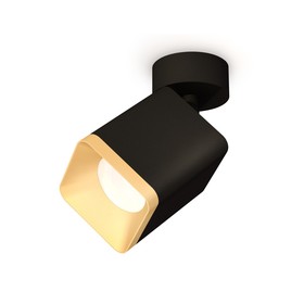 Комплект накладного поворотного светильника Ambrella light, Techno, XM7813004, GU5.3, цвет чёрный песок