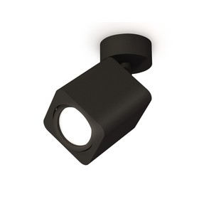 Комплект накладного поворотного светильника Ambrella light, Techno, XM7813011, GU5.3, цвет чёрный песок