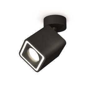 Комплект накладного поворотного светильника Ambrella light, Techno, XM7813020, GU5.3, цвет чёрный песок