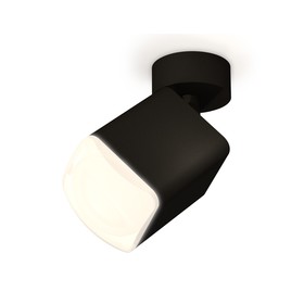 Комплект накладного поворотного светильника с акрилом Ambrella light, Techno, XM7813023, GU5.3, цвет чёрный песок
