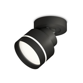 Комплект накладного поворотного светильника с акрилом Ambrella light, Techno, XM8102025, цвет чёрный песок
