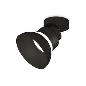 Комплект накладного поворотного светильника Ambrella light, Techno, XM8102100, GX53, цвет чёрный песок, белый матовый
