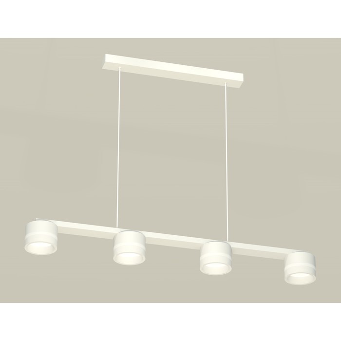 Комплект подвесного светильника с акрилом Ambrella light, Traditional DIY, XB9151205, 4хGX53, цвет белый песок, белый матовый - Фото 1